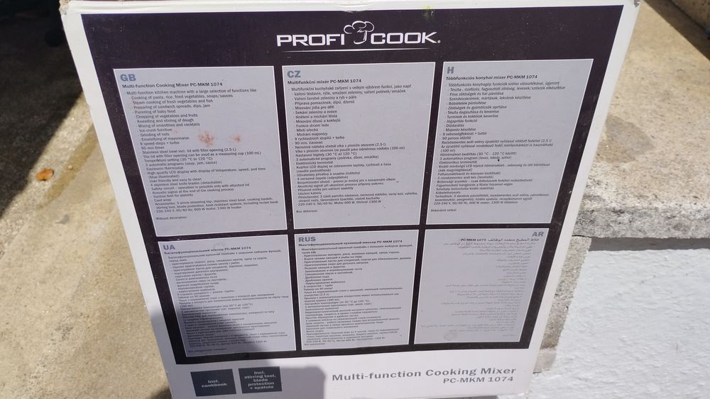 Robot de cozinha multi funções64585165110145121