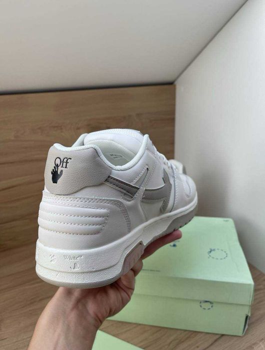 Кросівки Off-White / Out Of Office / оф вайт white/black