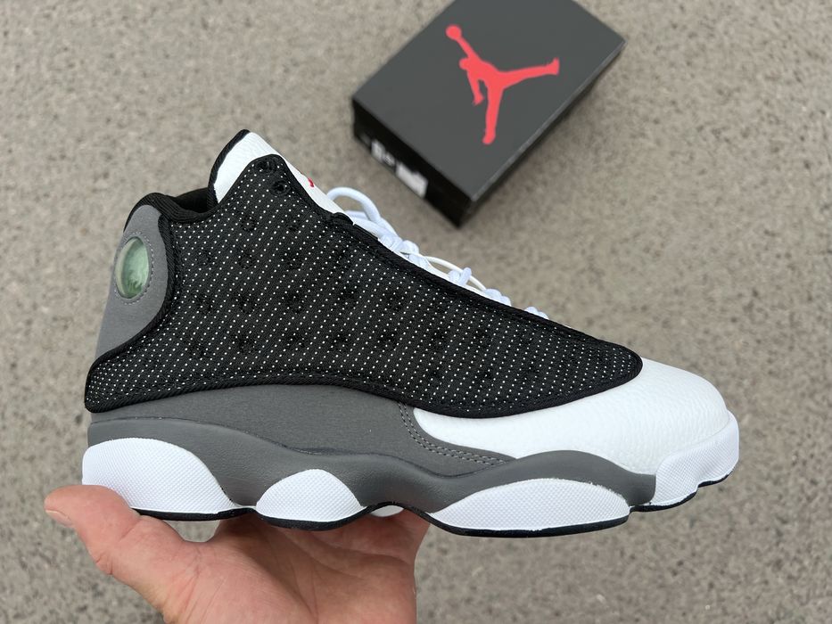Jordan 13 Retro Black Flint, Джордан 13 black grey white.