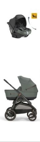 Carrinho de bebé, alcofa, ovo e proteção de chuva
Conjunto de bebé da