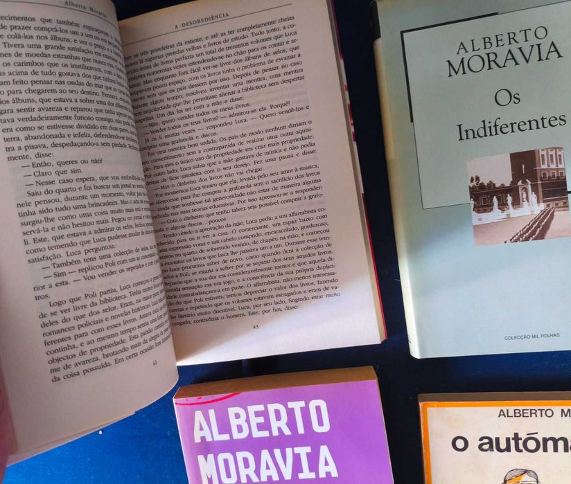 Super Lote 4 Livros Alberto Moravia: O Conformista + Os Indiferentes