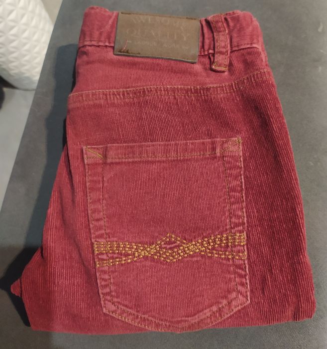 Spodnie sztruksowe Zara Boys 140