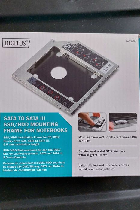 2 caixas sata e cartões CF / microdrive