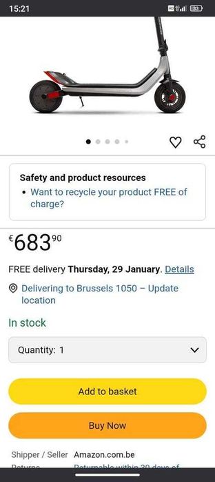 Trotinete Argento by Pininfarina KPF 100€