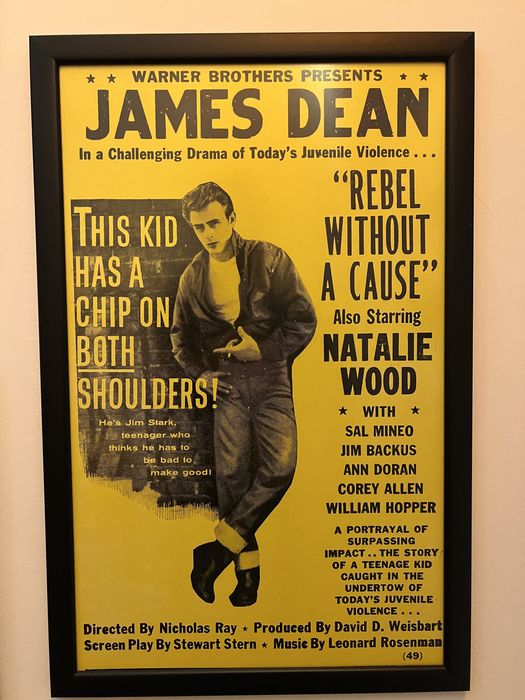 Quadros com posters de filmes Star Wars entre outros