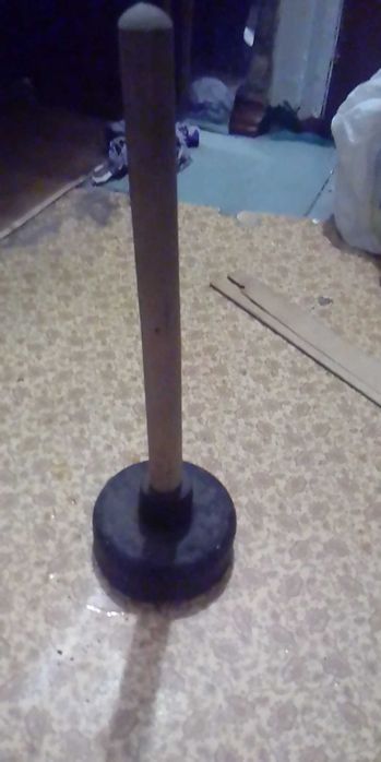 Помпа тверда резинова кругла для прочистки кухонних раковин, унітазу