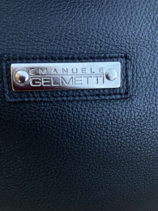EMANUELE GELMETTI Італія розкішна шкіряна жіноча сумка натуральна шкір