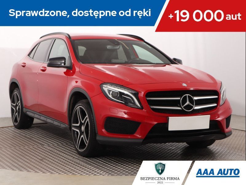 Mercedes-Benz GLA GLA 250 4MATIC AMG line , Salon Polska, Serwis ASO, Automat, Skóra,