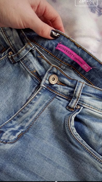Spodnie jeans rurki