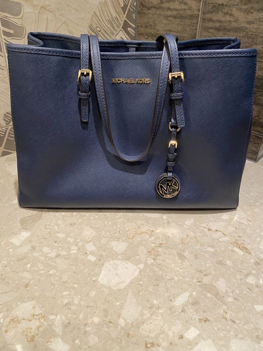 Torebka Michael Kors jet set marine niebieski granat