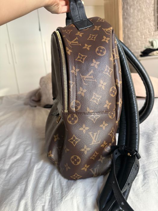 Mochila Louis Vuitton Palm Springs MM original com recibo e caixa