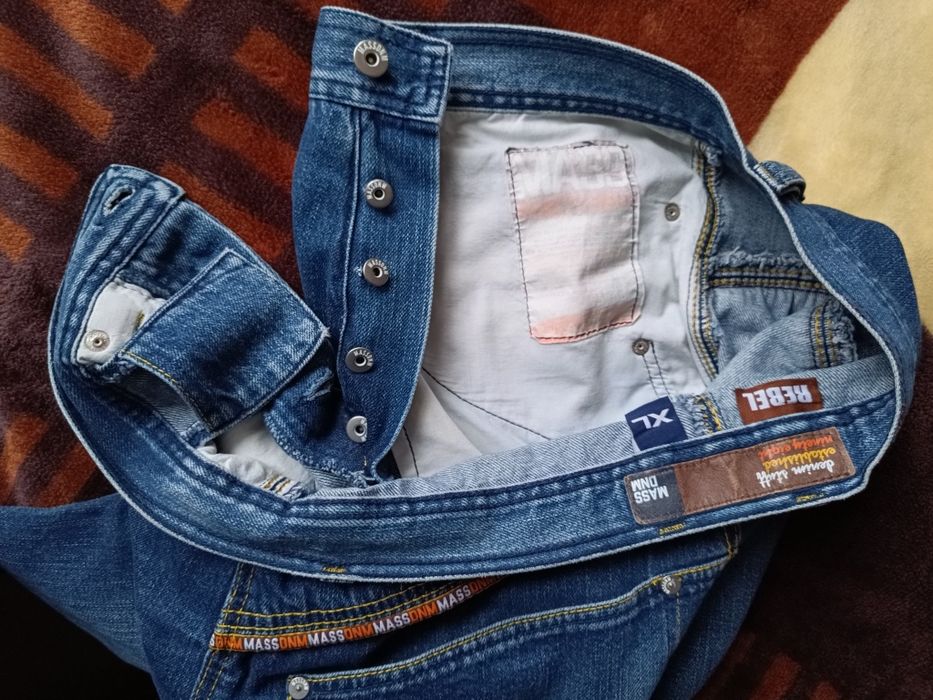 Spodnie Mass Dnm XL Rebel Denim