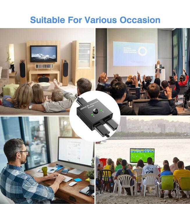 HDMI rozdzielacz 2 porty