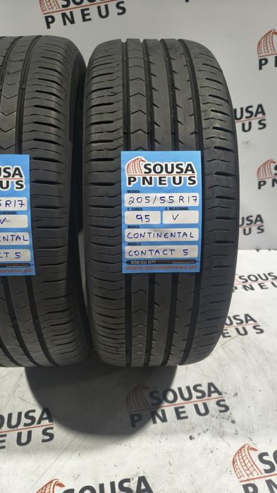2 pneus novos 205-55R17 Continental - Oferta dos Portes