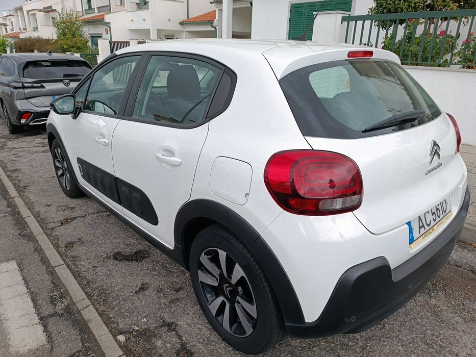 Citroën C3 1.2 PureTech matriculado em agosto de 2020, atualmente com 48.646 km.