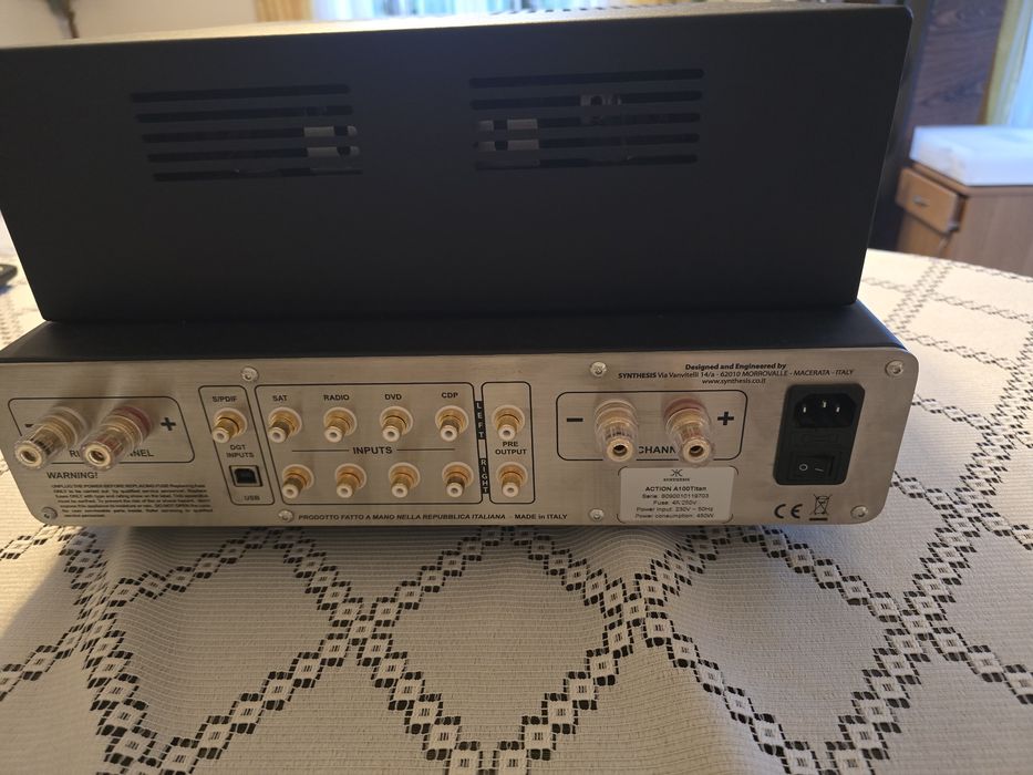 Synthesis A100 titan z  DAC  jak nowy idealny stan 100 wat