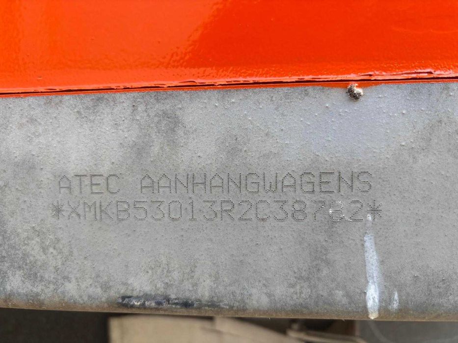 Przyczepka samochodowa ATEC z plandeką - mocna DCM 2000