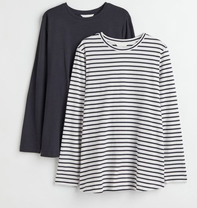 Ciążowe bluzeczki h&m 2-pak