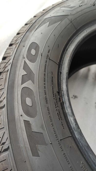 Opony Zimowe 225/60/16C Toyo 4szt 7,5mm 2022r Trafic Vito T5 T6