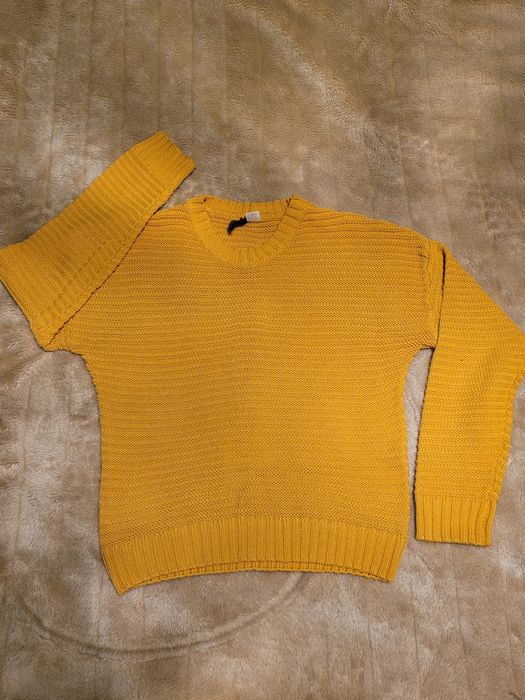 Świetny Sweter damski rozm.S H&M żółty miodowy musztardowy słoneczny