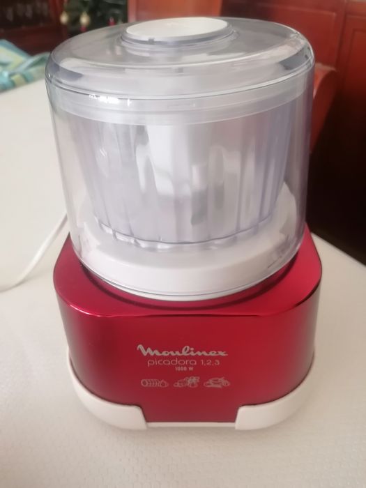 Picadora Moulinex 1 2 3, 1000 wts  mais centrífugadora.