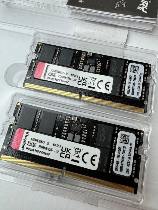 Оперативна пам'ять Kingston Fury Impact DDR5 SO-DIMM Kit 32GB 4800MHz
