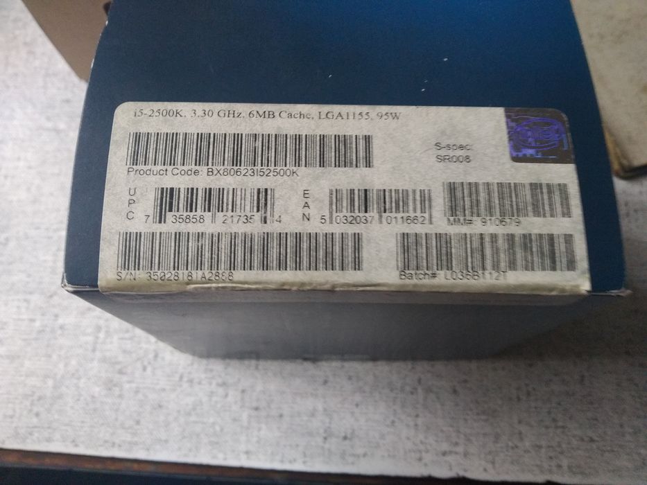 Процесор inter на компьютер