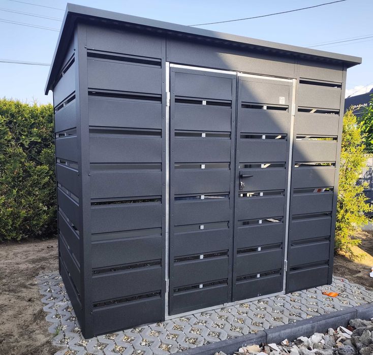 Wiata śmietnikowa panelowa DOWOLNY KOLOR OKAZJA