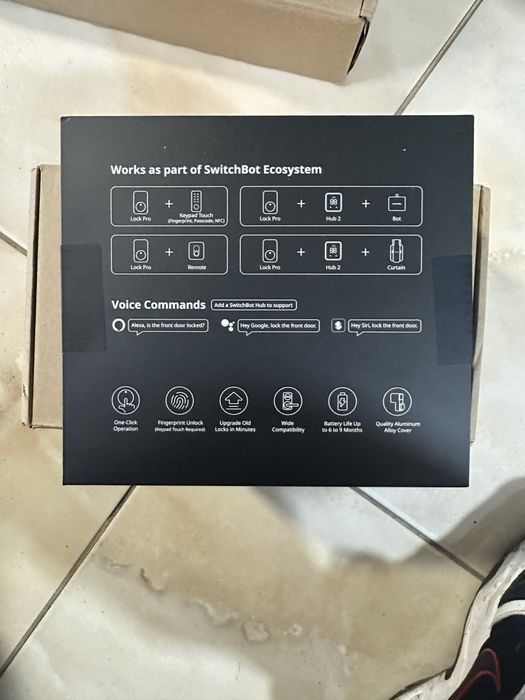 Електронний замок дверей SwitchBot Lock Pro Black