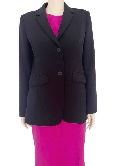 Приталеный темно-синий блейзер Max&Co (Max Mara Group) р. S/M