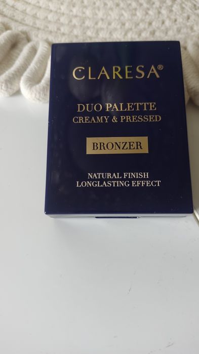 Bronzer kremowy i prasowany Duo Palette claresa