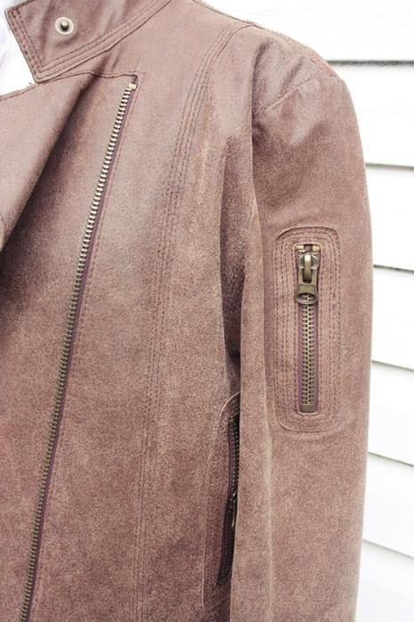 Kurtka Mango skora naturalna ocieplana