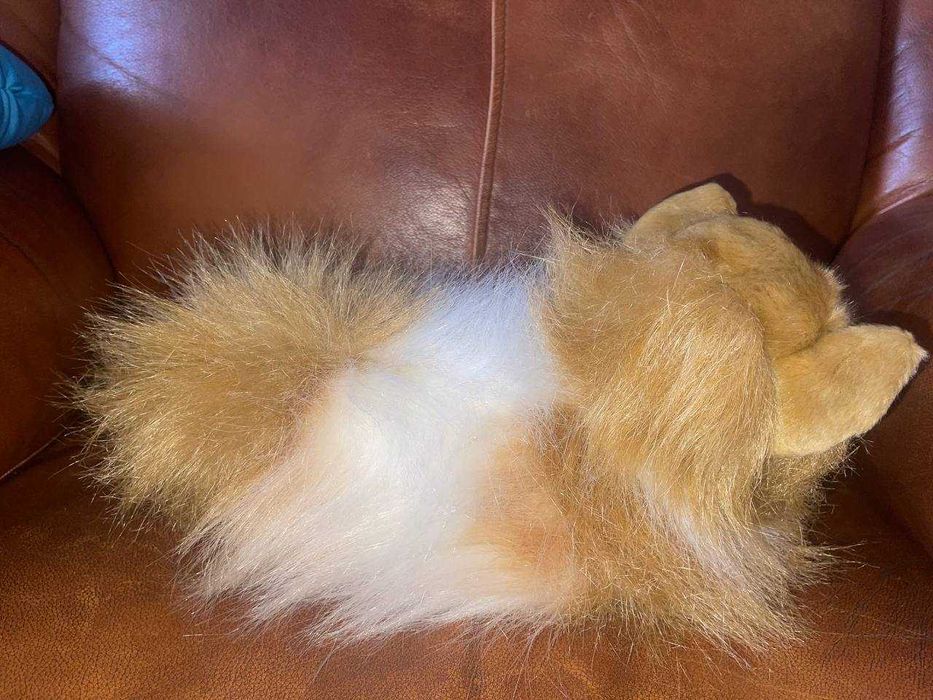 Пухнаста іграшка кішка Rappa екохутро