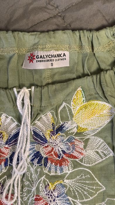 Натуральна лляна вишиванка жіноча S