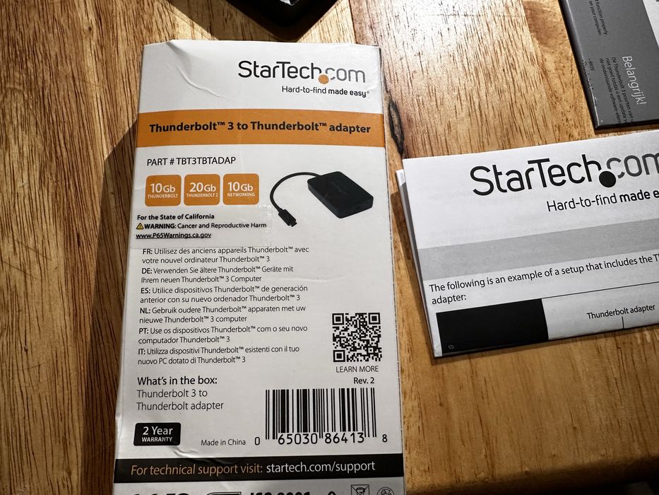 Thunderbolt 3 to Thunderbolt 2 Adapter (TBT3TBTADAP) StarTech