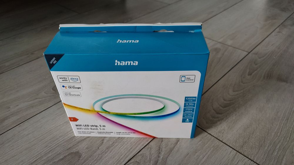 Taśma LED HAMA Wi-Fi z zasilaczem 5M 176633