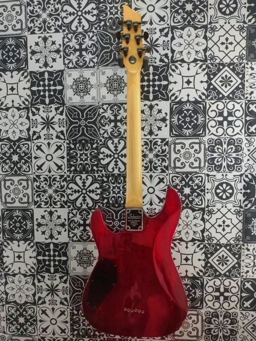 SCHECTER DIAMOND SERIES DAMIEN-6 2008 | Restaurada - NIX CUSTOM GUITARS