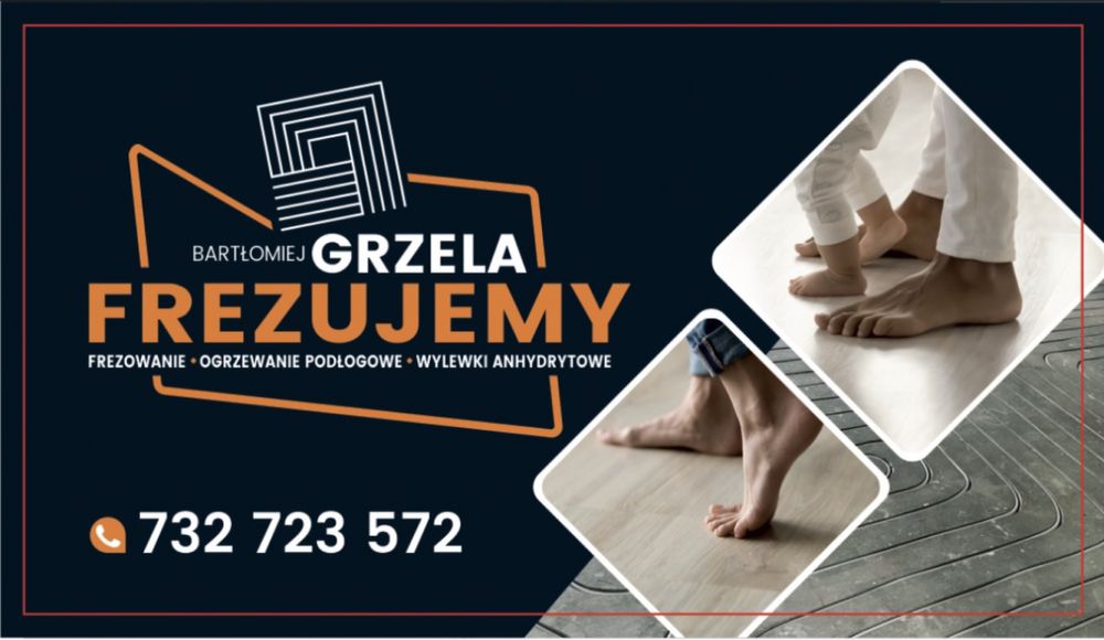 Frezowanie posadzki pod ogrzewanie podlogowe