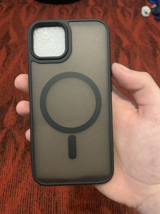 Чехол iPhone 14 MagSafe новый черный
