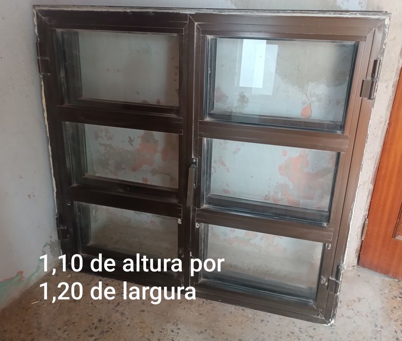 2 janelas alumínio