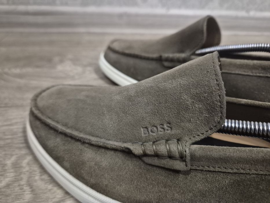 Туфлі лофери BOSS SUEDE LOAFERS SIENNE 50492969