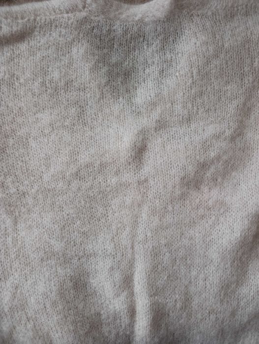 Sweter  kardigan damski, moher  ciepły  beż r. U