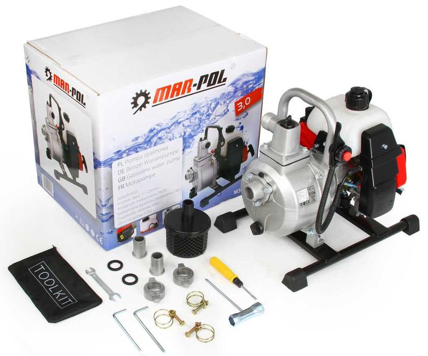 Pompa powierzchniowa Do Wody 1" CAL Mar-Pol 4000 W 8000 l/h Motopompa