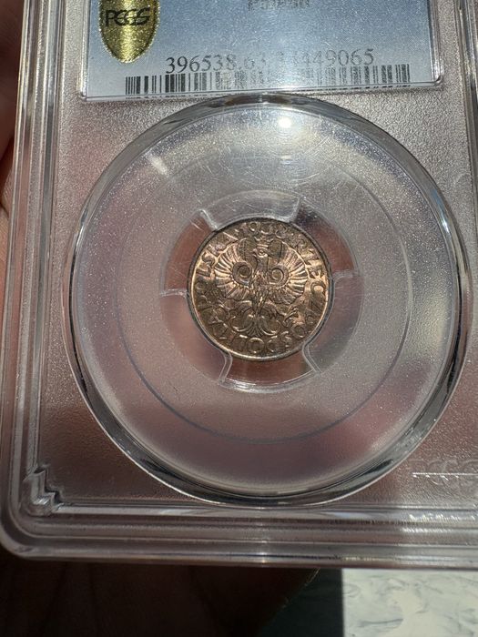 2 grosze 1938 PCGS MS63 RB
