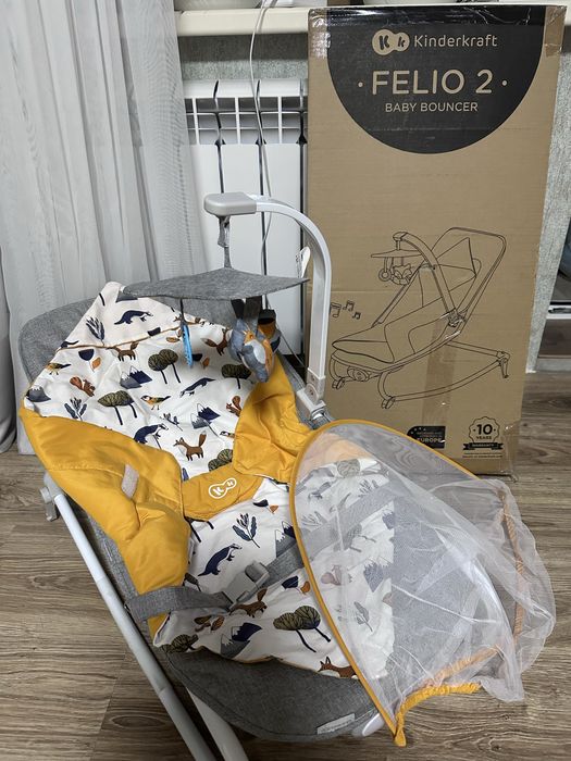 Шезлонг-гойдалка Kinderkraft Felio