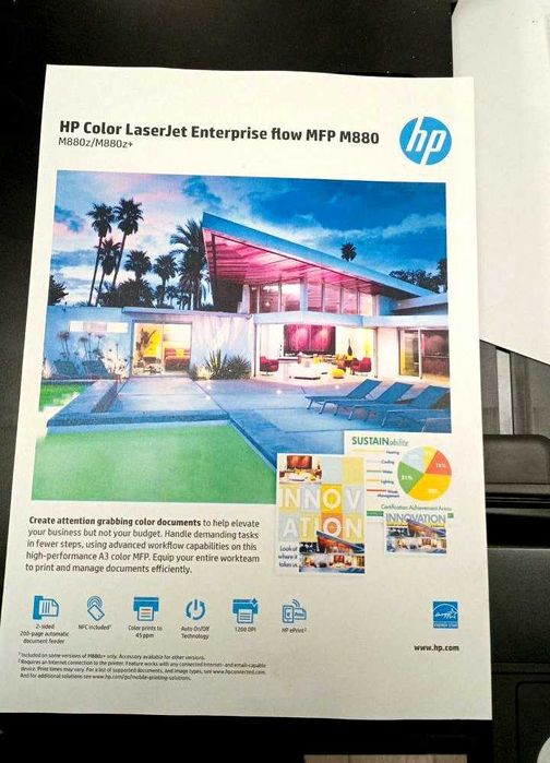 HP Color LaserJet Enterprise flow M 880 z