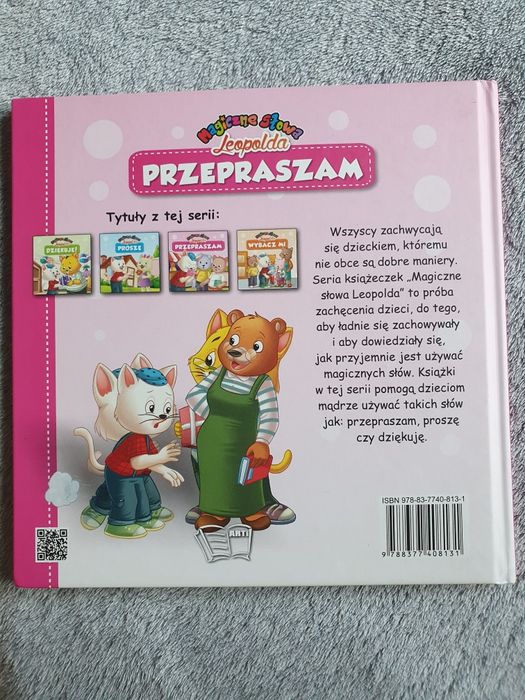 Magiczne słowa Leopolda PRZEPRASZAM Wyd. ARTI