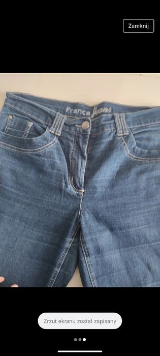 Spodnie jeansowe L 40
