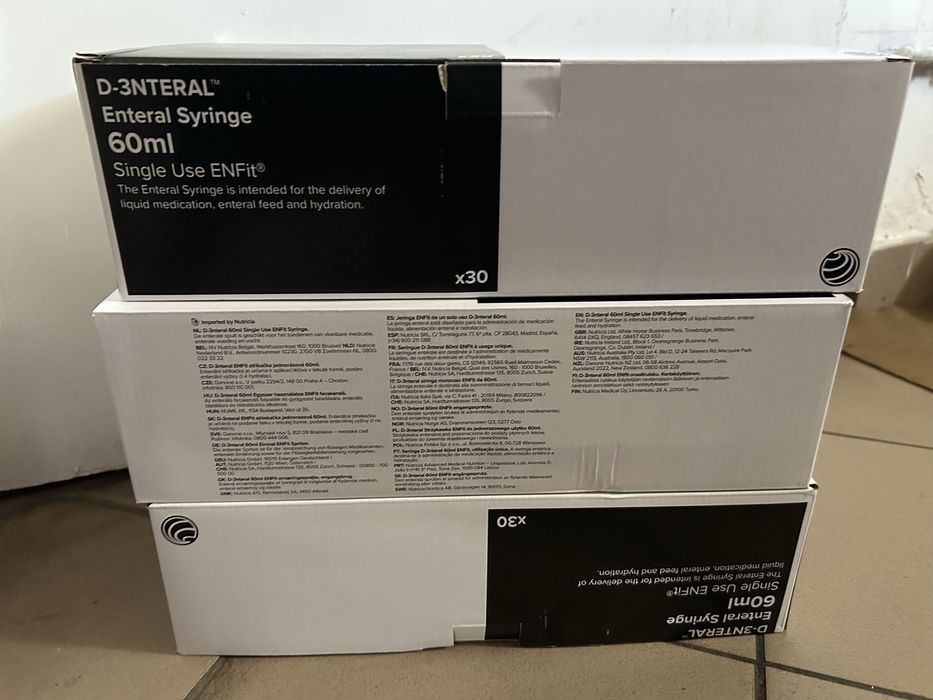 Strzykawki do peg  60 ml D 3 Enteral