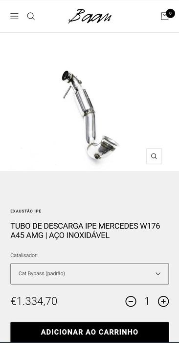 DownPipe IPE F1 Mercedes A45 W176 e CLA45 C117 DEKAT